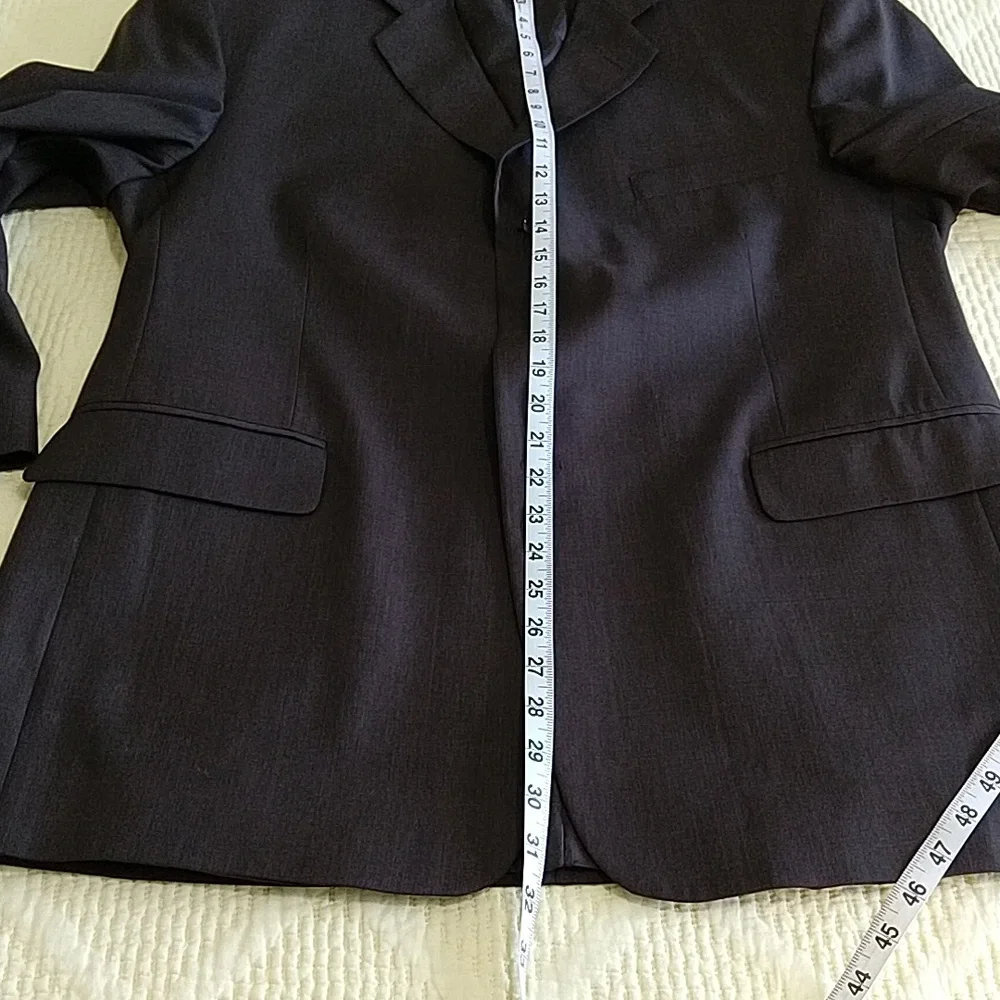 Vintage J. Ferrar Suit Dark Brown 44S